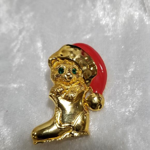 Avon Christmas tac pin mouse in boots 1.1398 - Picture 3 of 10